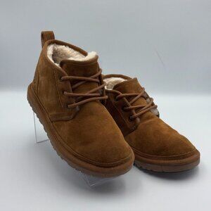 UGG Neumel Chukka Boots Women's Size 6 Chestnut 1094269 Suede Lace Up Ankle Tan